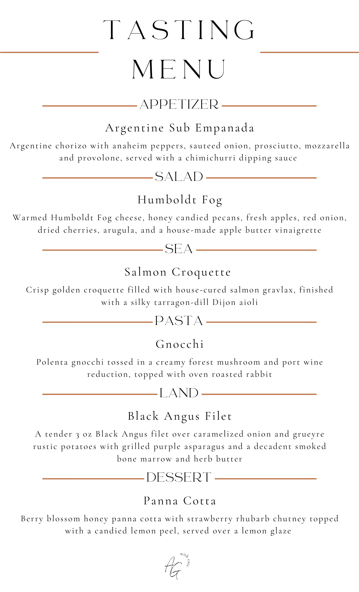 Time and Terroir Tasting Menu (4)